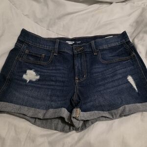 Old Navy Dark Blue Jean Shorts